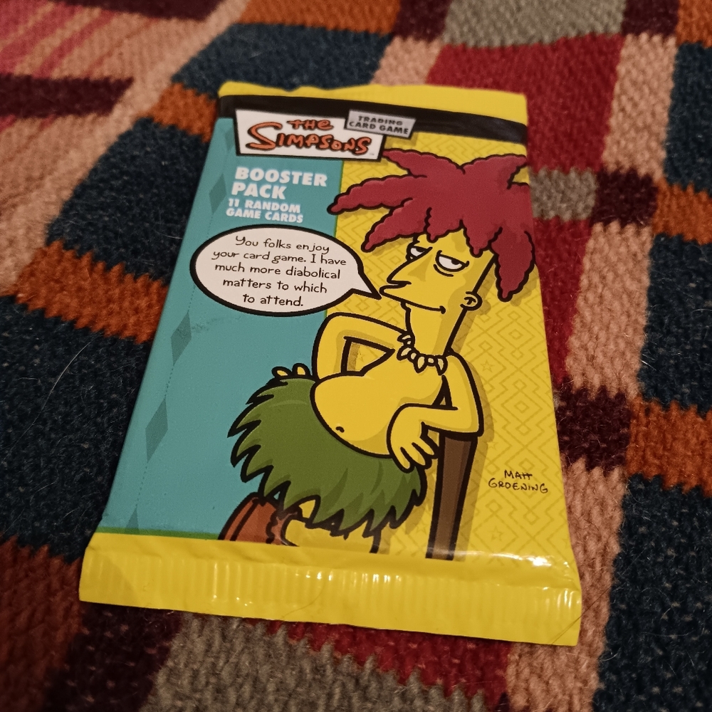 Vintage 2003 The Simpsons Trading Card Game Booster Pack